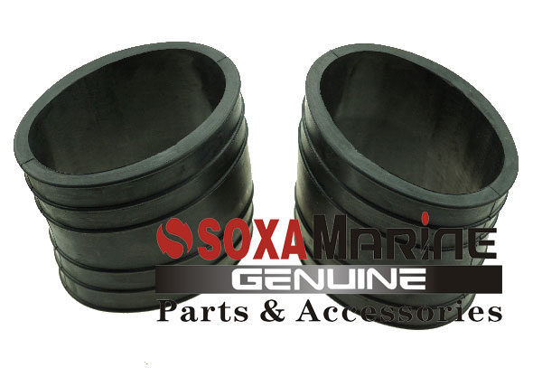 2 Pics Exhaust Tube Pipe Bellows 4″ for Mercruiser replaces 32-44348001 32-44348T